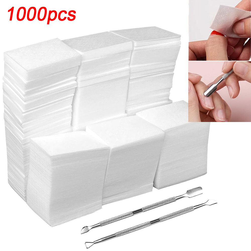 1000Pcs Lint Free Nail Wipes G - Nail Art Remove ulasan dan harga