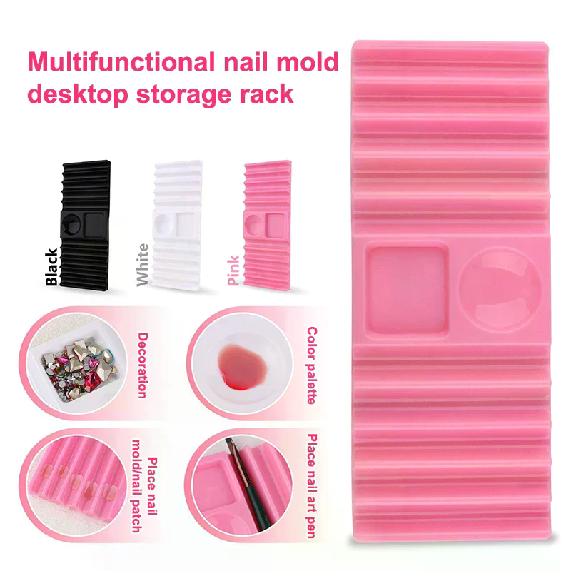 10 Grid Nail Art Pen Holder Pl - Nail Art Vector ulasan dan harga