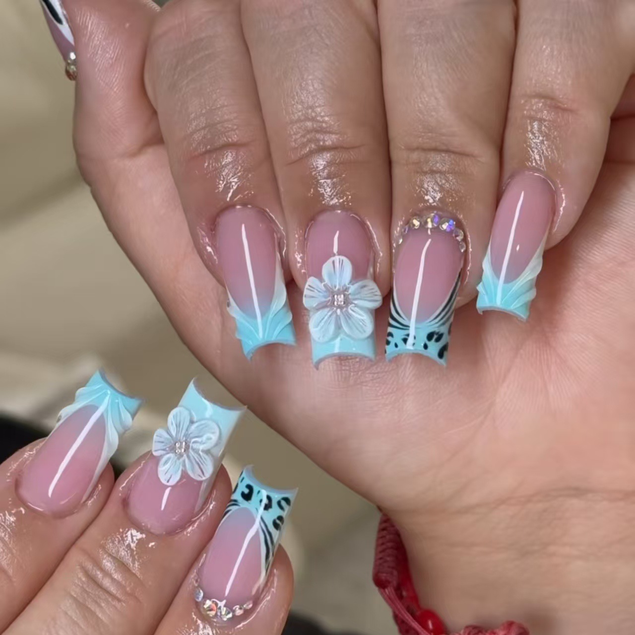 Medium fake nails for women gi - Nail Art Orange ulasan dan harga