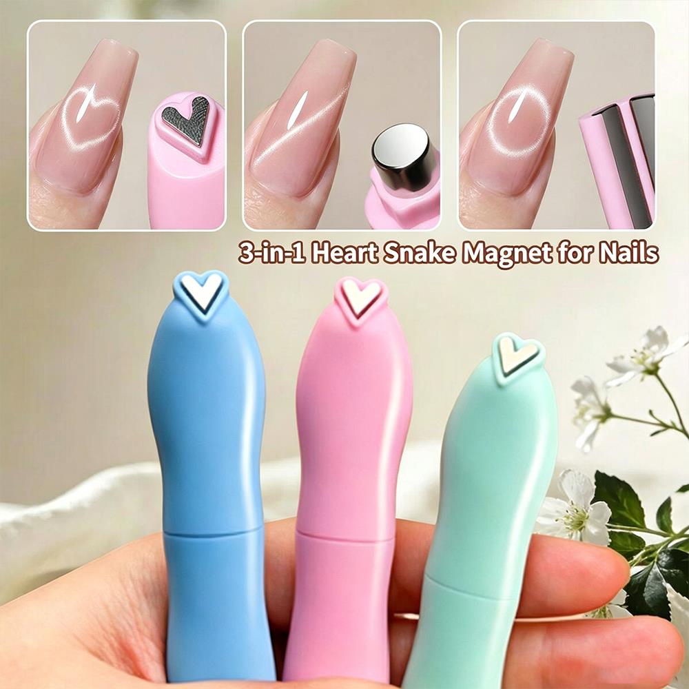1Pcs 3 In 1 Detachable Love Ca - Nail Art Love ulasan dan harga