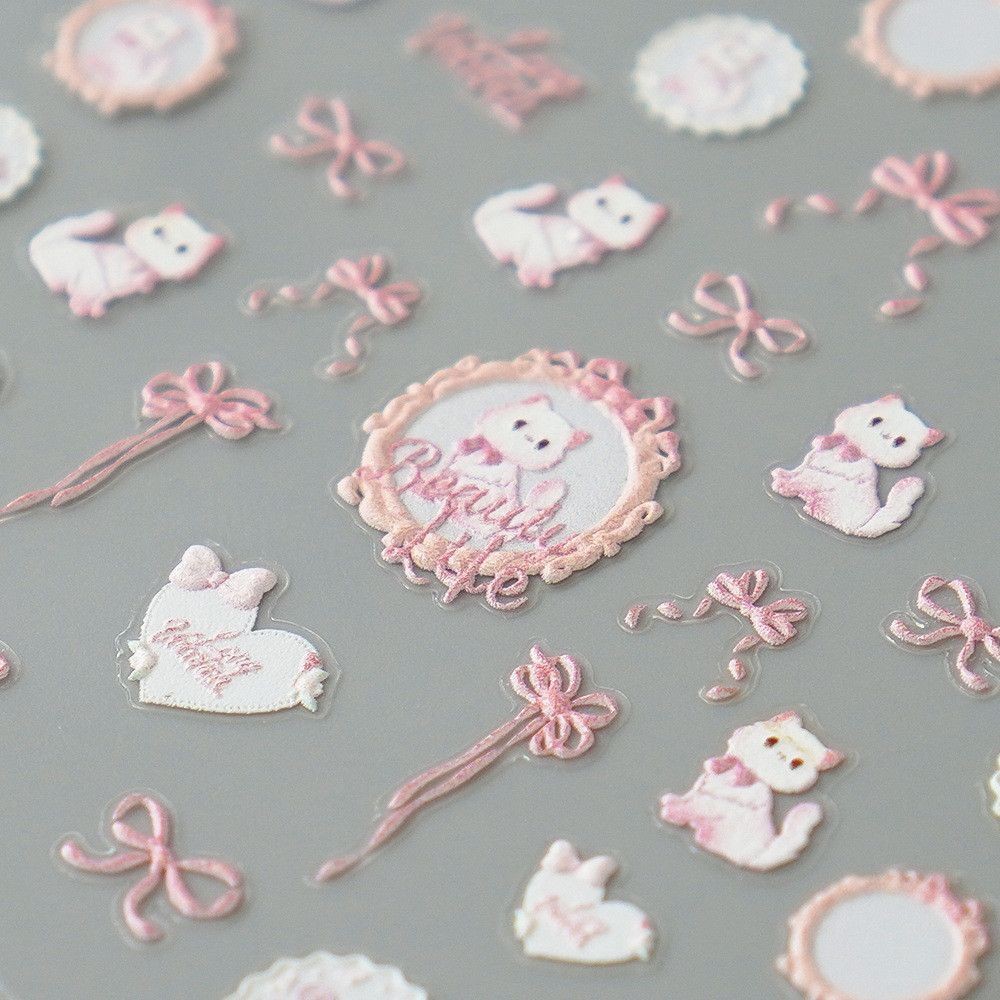 Viral Kawaii French Nail Art S - Nail Art Viral ulasan dan harga