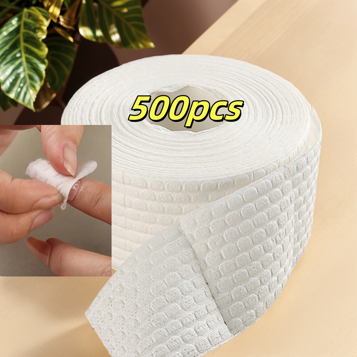 300/500Pcs/Roll Nail Cotton Wi - Nail Art Remove ulasan dan harga