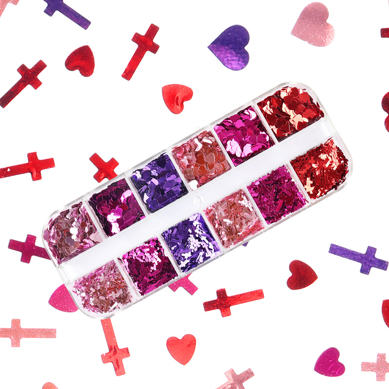Mix Color Fluorescent Butterfl - Nail Art Inspo ulasan dan harga