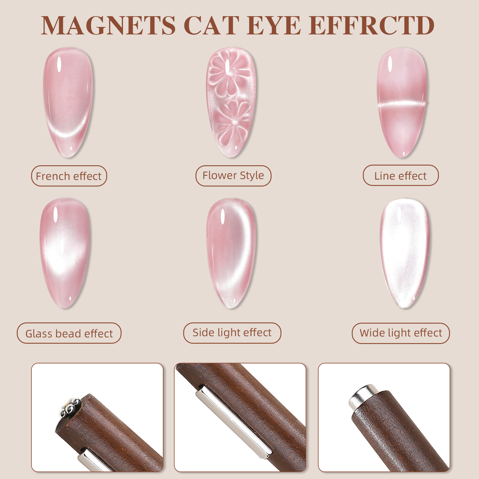 2pcs 3-In-1 Multifunctional Ma - Nail Art Love ulasan dan harga