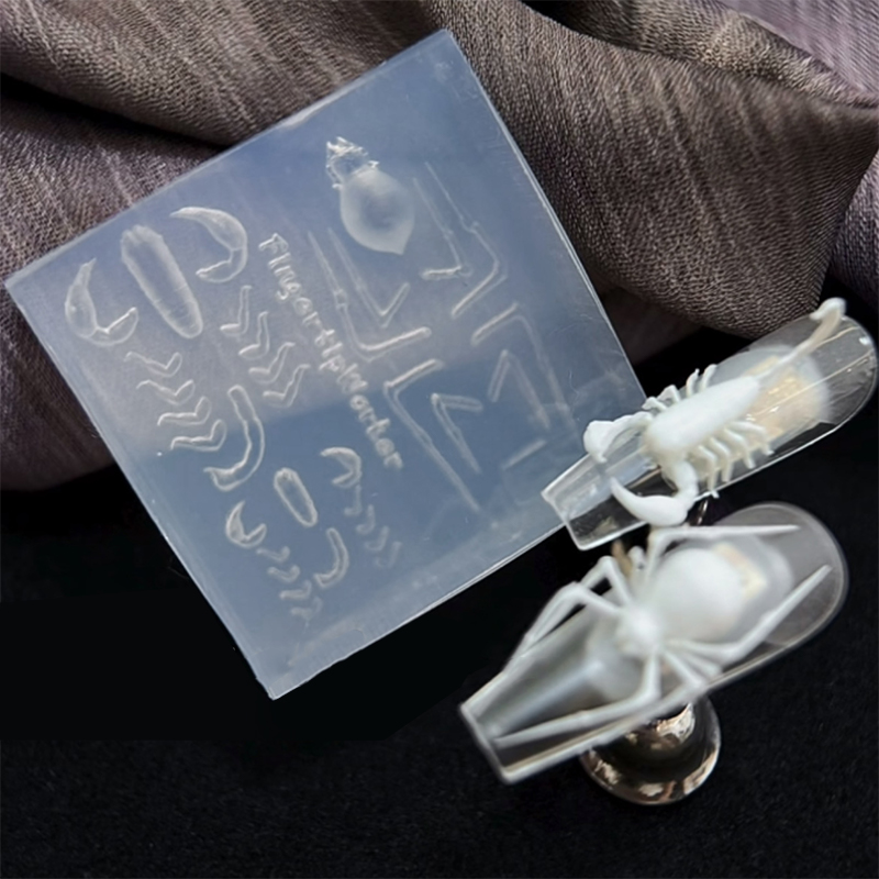 3D Spider Scorpion Silicone Na - Nail Art Inspo ulasan dan harga