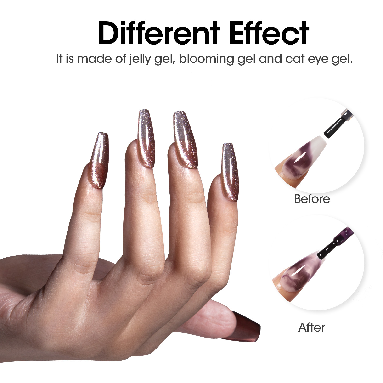 Jelly Gel Nail Polish Set 4 Co - Nail Art Burgundy ulasan dan harga