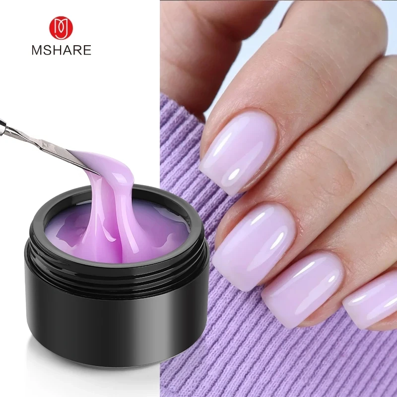 MSHARE Purple Lilac Builder Ex - Nail Art Lilac ulasan dan harga