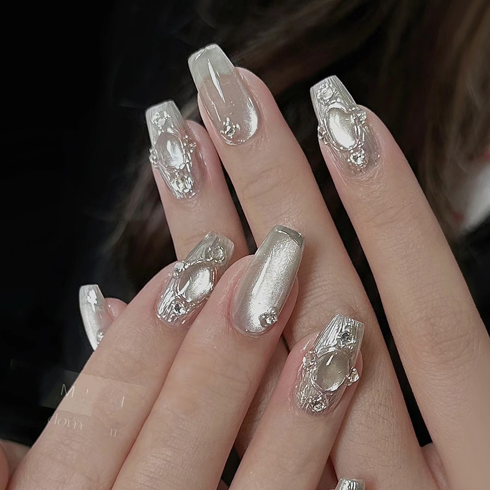0.5g Gray Cat Eye Magnetic Gli - Nail Glitter Chrome ulasan dan harga