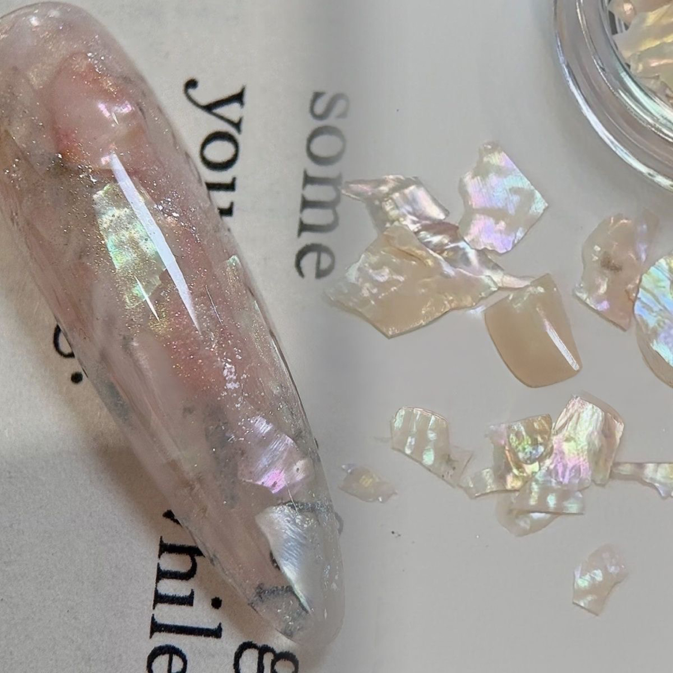 MIANEL Viral Aurora Mermaid Sh - Nail Art Viral ulasan dan harga