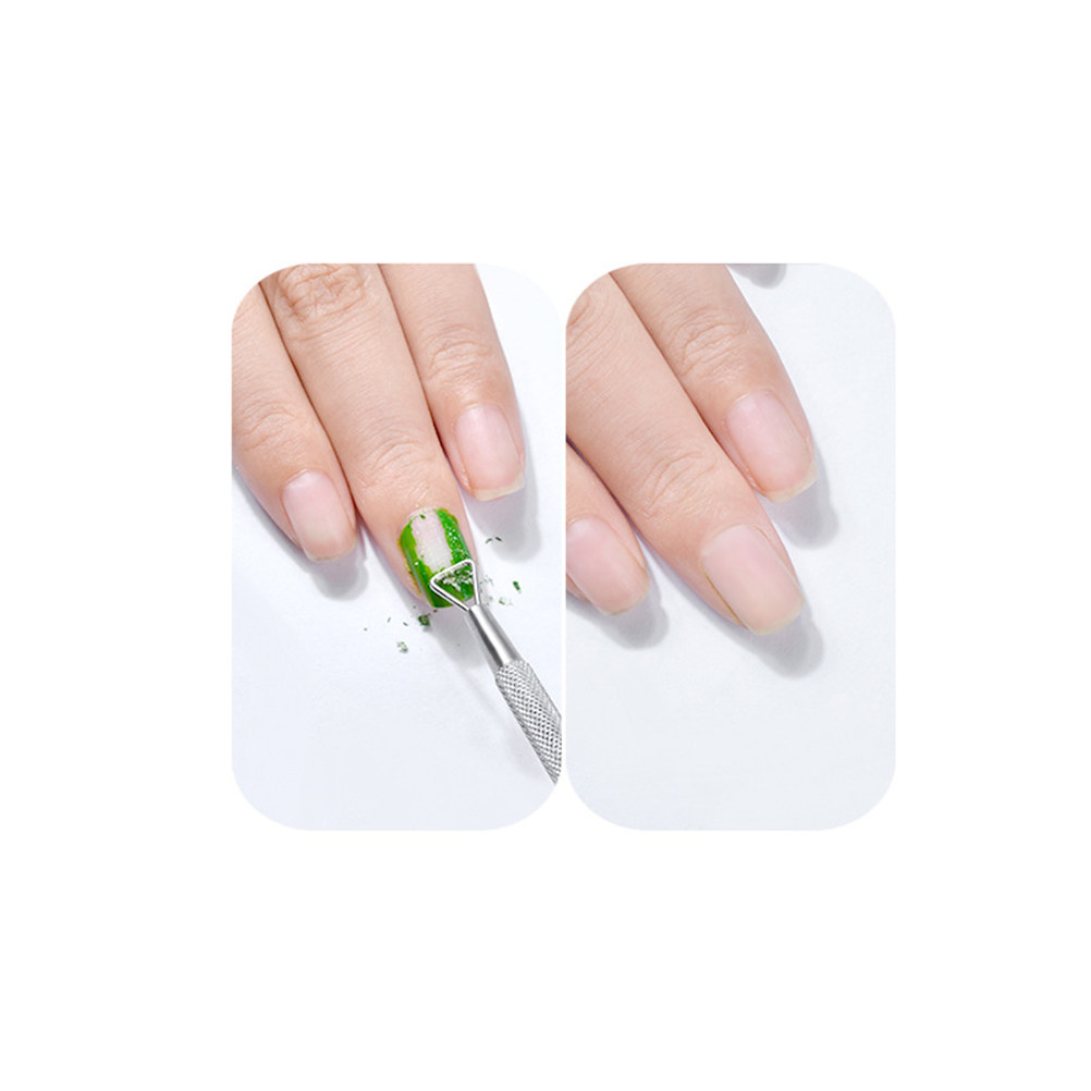 Cuticle Pusher Stainless Steel - Nail Art Remover ulasan dan harga