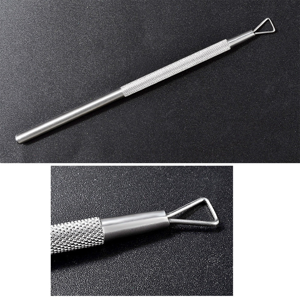 Cuticle Pusher Stainless Steel - Nail Art Remover ulasan dan harga