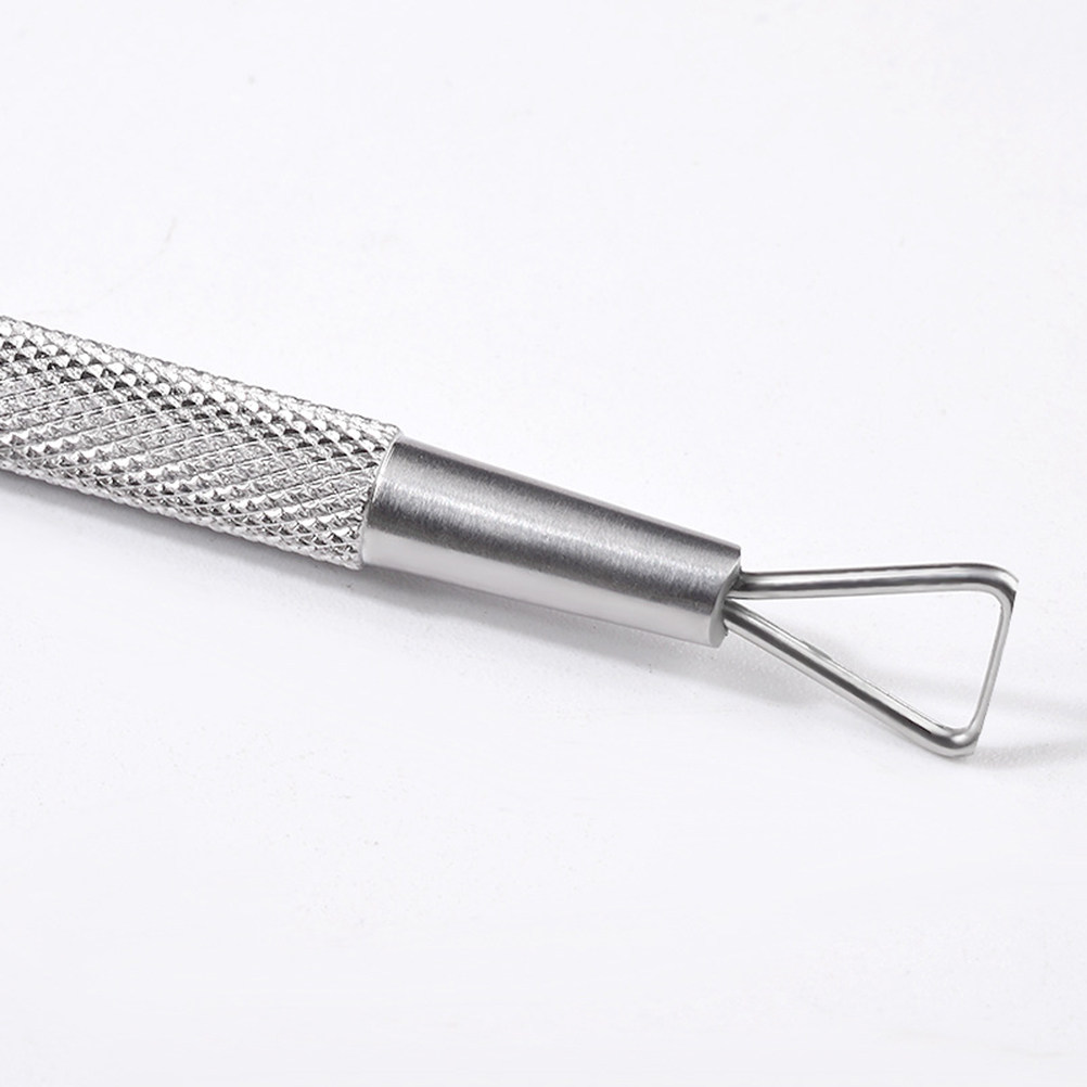 Cuticle Pusher Stainless Steel - Nail Art Remover ulasan dan harga