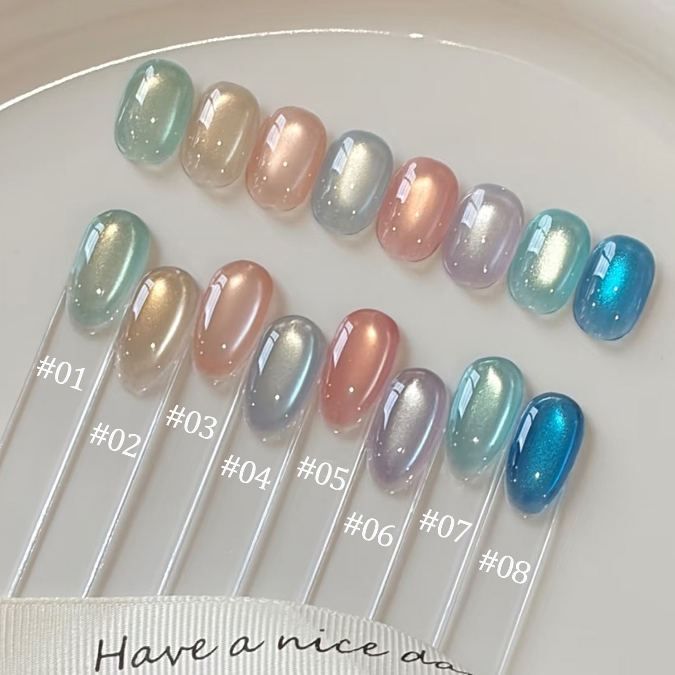 1pcs TC 2026 Ice Transparent S - Nail Art Orange ulasan dan harga