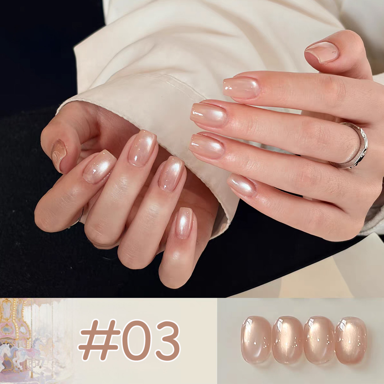1pcs TC 2026 Ice Transparent S - Nail Art Orange ulasan dan harga