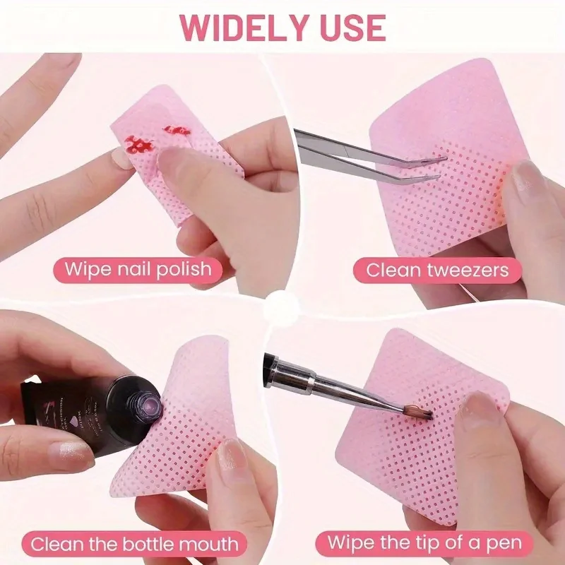 20/600pcs Lint-Free Nail Wipes - Nail Art Remove ulasan dan harga