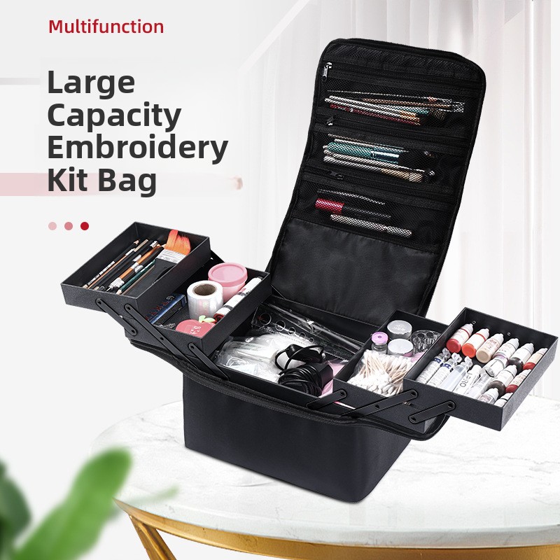 Portable Multi-layer Storage B - Nail Art Home Service ulasan dan harga